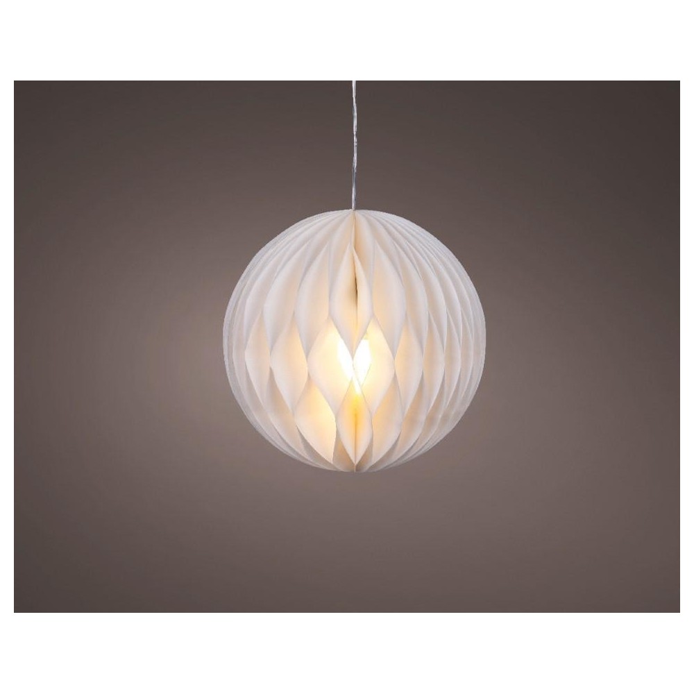 SFERA DI CARTA LED D.20CM.